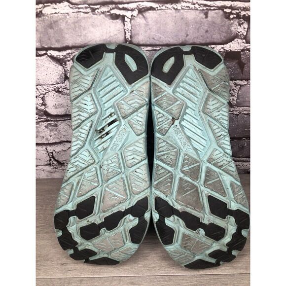 HOKA ONE ONE Rincon Charcoal Gray Aqua Blue Running Shoes Women 10.5M US/43 1/3 - Picture 12 of 16